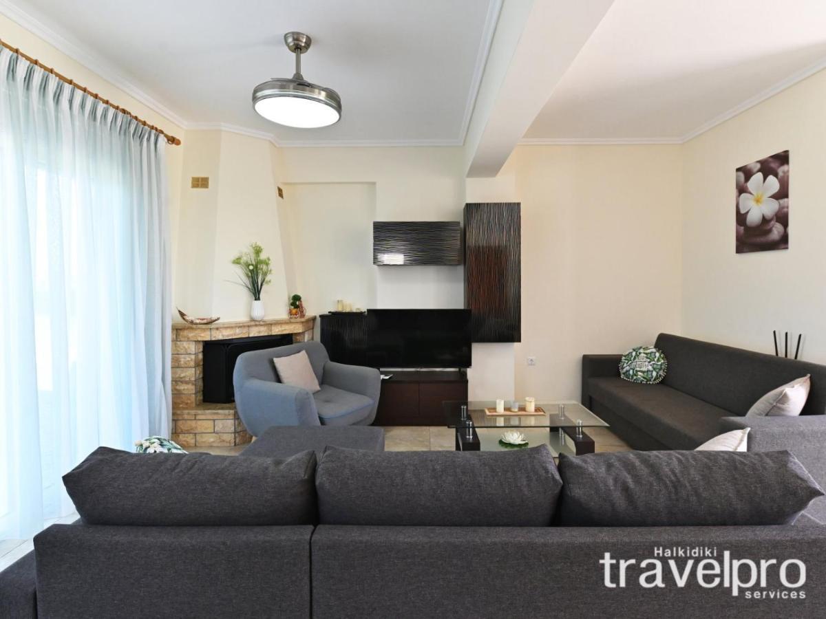 Villa Iris By Rentalspro Services - Agios Mamas Beach エクステリア 写真